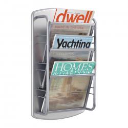 Impromptu Magazine Rack, 3 x A4 Pockets, Grey (GR)