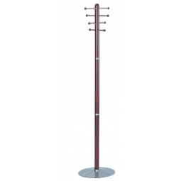 Safco Wood Coat Stand, Cherry 4193CY