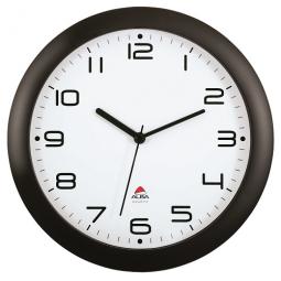 Alba HORNEW Quartz Silent Wall Clock 30cm Black