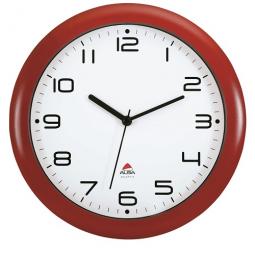 Alba HORNEW Quartz Silent Wall Clock 30cm Red
