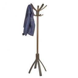 Alba Coat Stand Cafe 10 Pegs Dark Wood