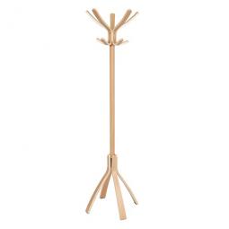 Alba Coat Stand Cafe 10 Pegs Light Wood