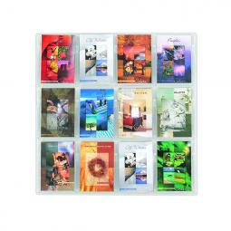 Safco Reveal 12 x A5 Pocket Clear Display 5610CL