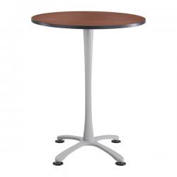 Safco Table Base, X Style, Bistro Height, Silver 2463SL